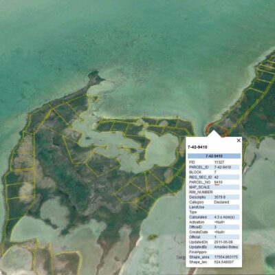 UNIQUE 4.3 ACRES SITUATE APPROX. 12 MILES NORTH WEST OF SAN PEDRO TOWN, AMBERGRIS CAYE:
