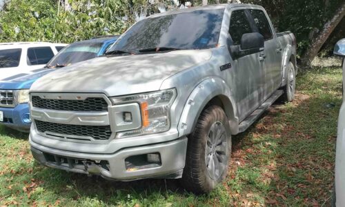 2018 SILVER FORD F -150  4DR PICKUP: