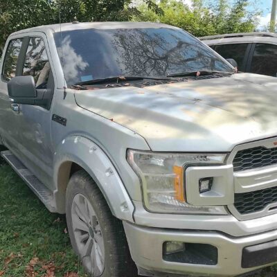 2018 SILVER FORD F -150  4DR PICKUP: