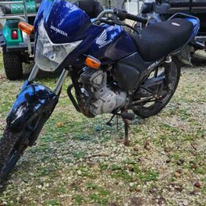 125CC BLUE HONDA MOTORCYCLE: