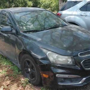 2015 BLACK CHEVY CRUZE: